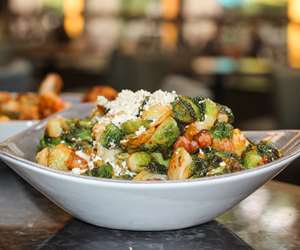 Fried Buffalo Brussels Sprouts