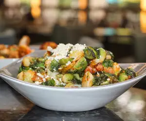 Fried Buffalo Brussels Sprouts