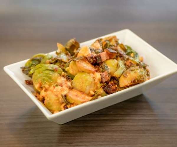 Fried Buffalo Brussels Sprouts