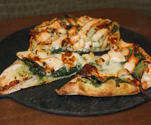 Grilled Chicken Pesto Flatbread