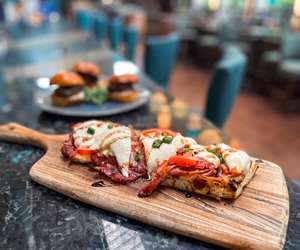 Open-Faced Prosciutto Caprese