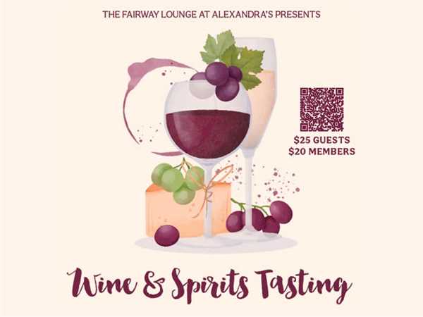 Wine and Spirits Tasting