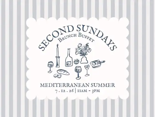 Second Sundays Buffet - Mediterranean Summer